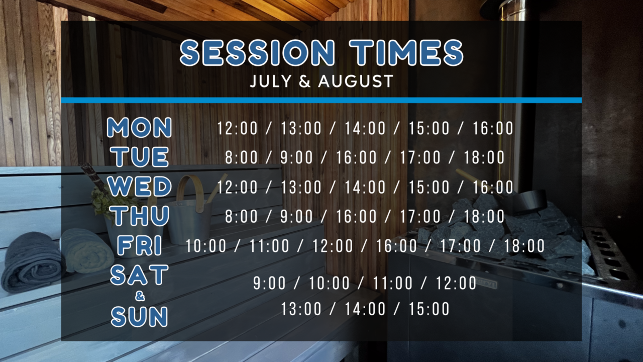 Cold Water Swim & Sauna Experience   Session Times   Webpage Image   Final