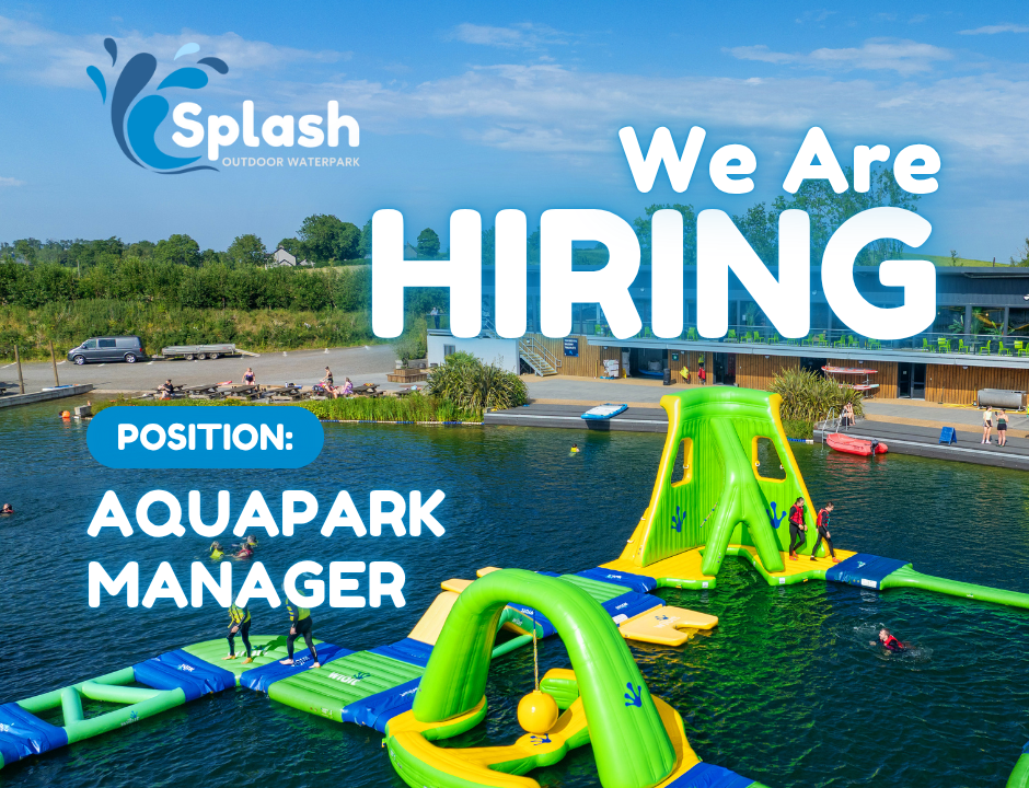 Splash   We're hiring   Aquapark Manager   FB image   2025